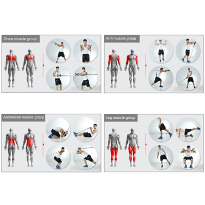 ResiBands™ 11pc Resistance Bands Set