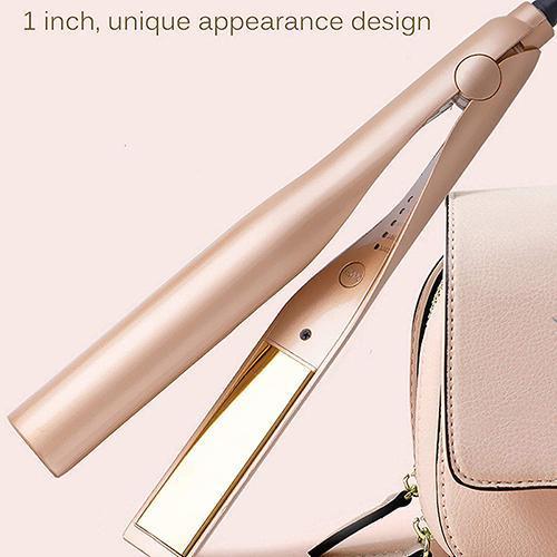 Glamour™ 2-in-1 Hair Curler and Straightener - Automatic Release Negative Ions - glamouressence.com