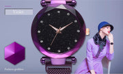 STARRYSKY™ Luxury Ladies Magnetic  Fashion Diamond Quartz Wristwatche